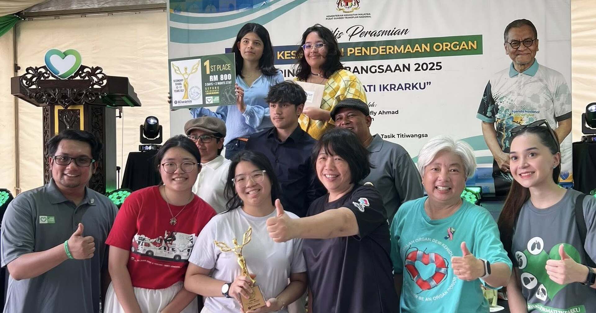 Tree Top International School Key Club Bags Grand Prize for Derma Organ Video Competition