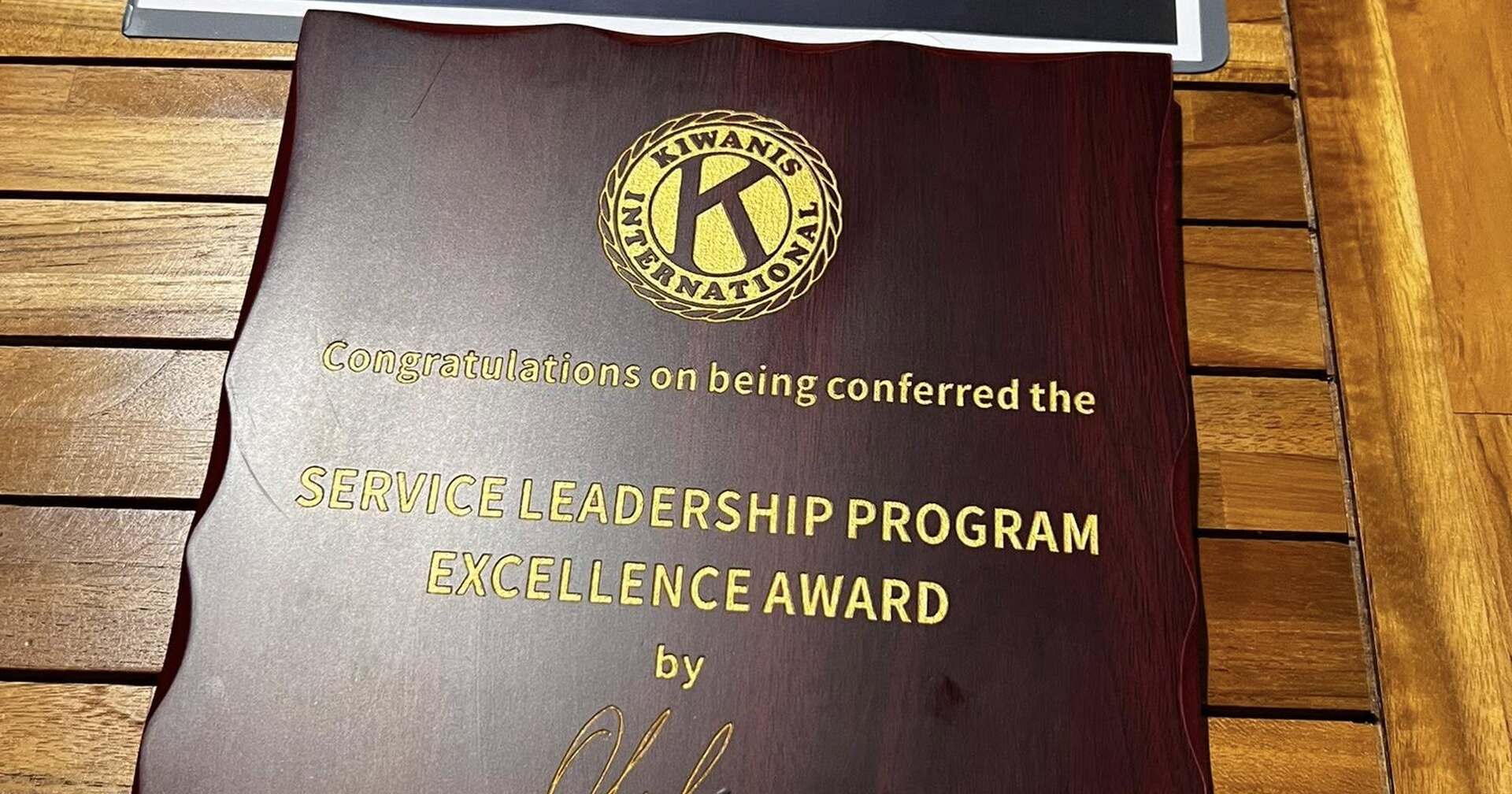 KCTTDI honored at the Kiwanis Malaysia's 25th District Convention