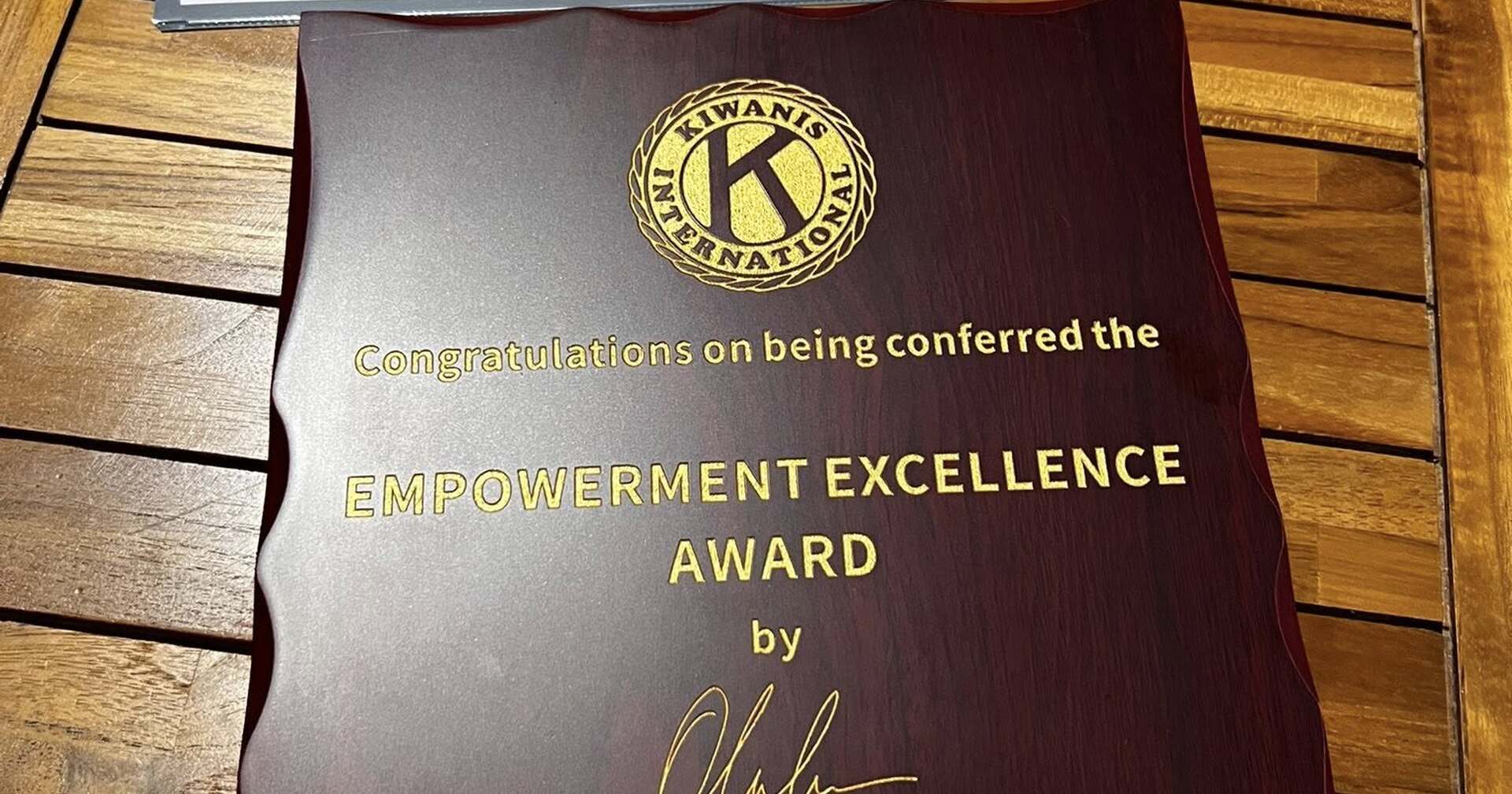 KCTTDI honored at the Kiwanis Malaysia's 25th District Convention